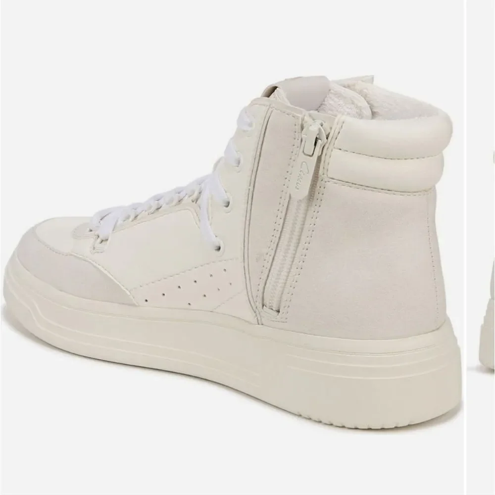 Cream High-Top Sneakers